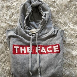 Gucci The Face grey sweatshirt (size L)